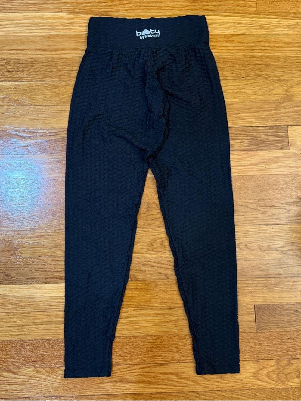 Booty By Brabants Croco Skin Seamless Leggings in Black - One Size